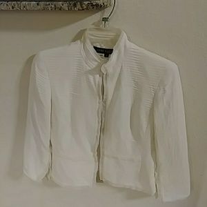 Anne Klein Cream Blazer 100% silk